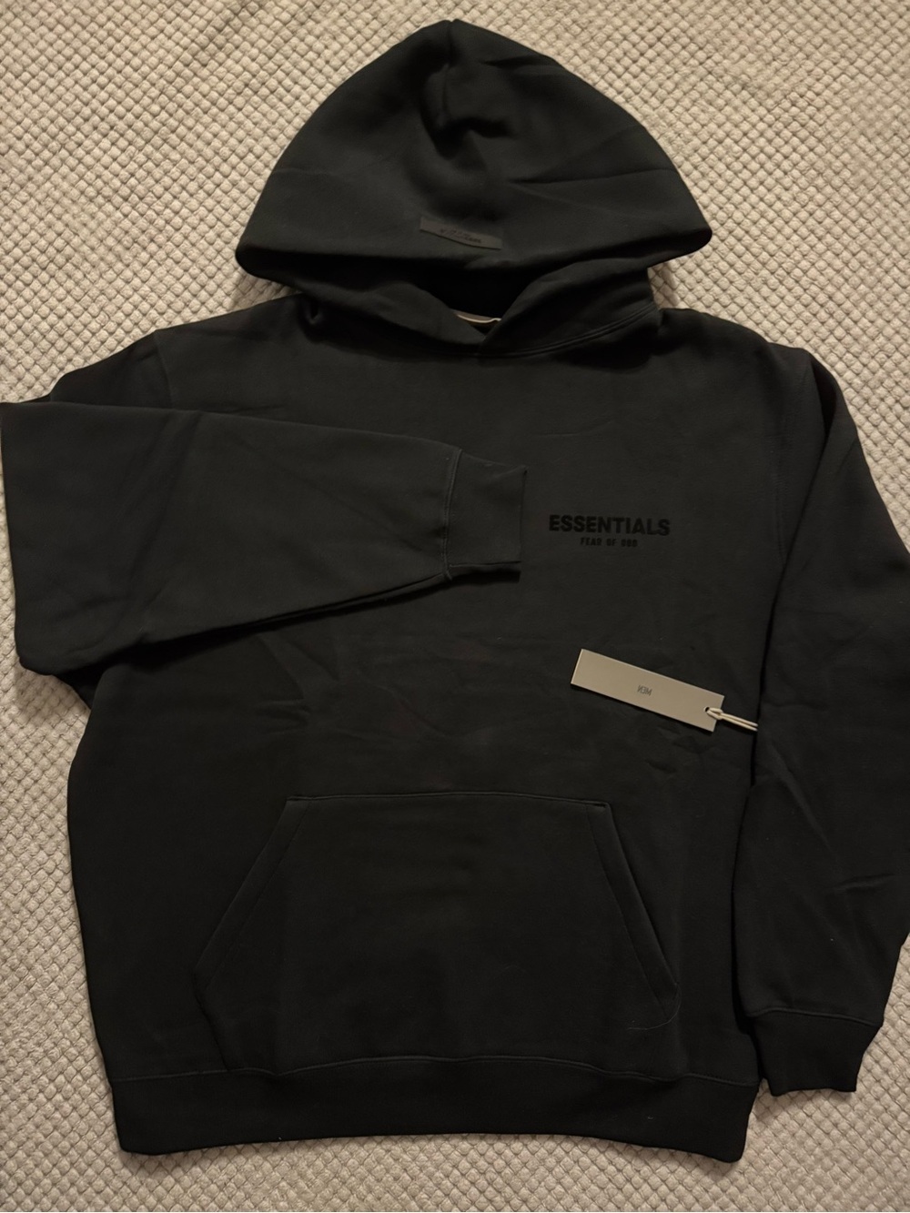 Fear of God ESSENTIALS Men’s Black Hoodie